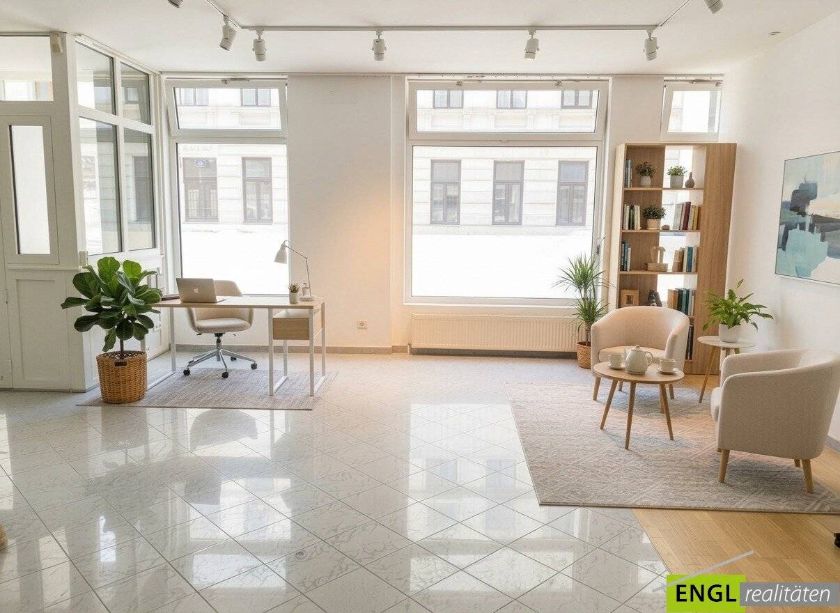 Perfekte Geschäftsadresse! Ordination, Praxis, Geschäftslokal, Büro, Therapie- und Fitness Studio, 55 m2 Wohnbüro und 2 TG Plätze