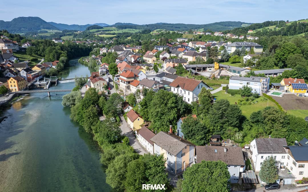 Ruhiges Haus mit Garten und Blick auf die Steyr