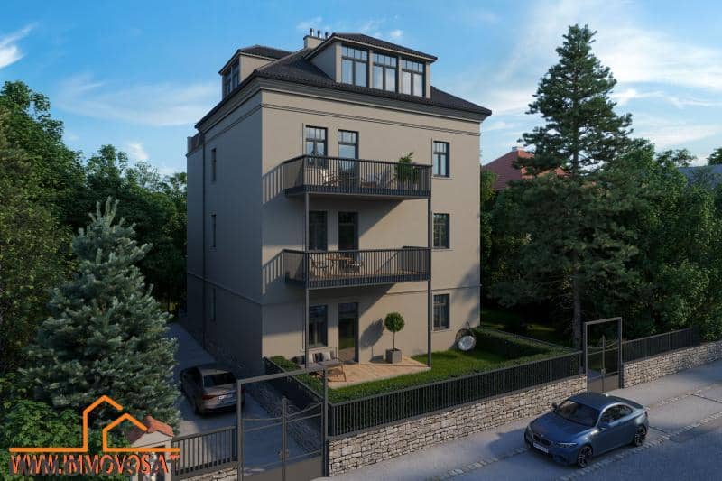 Penthouse with large terrace and green view