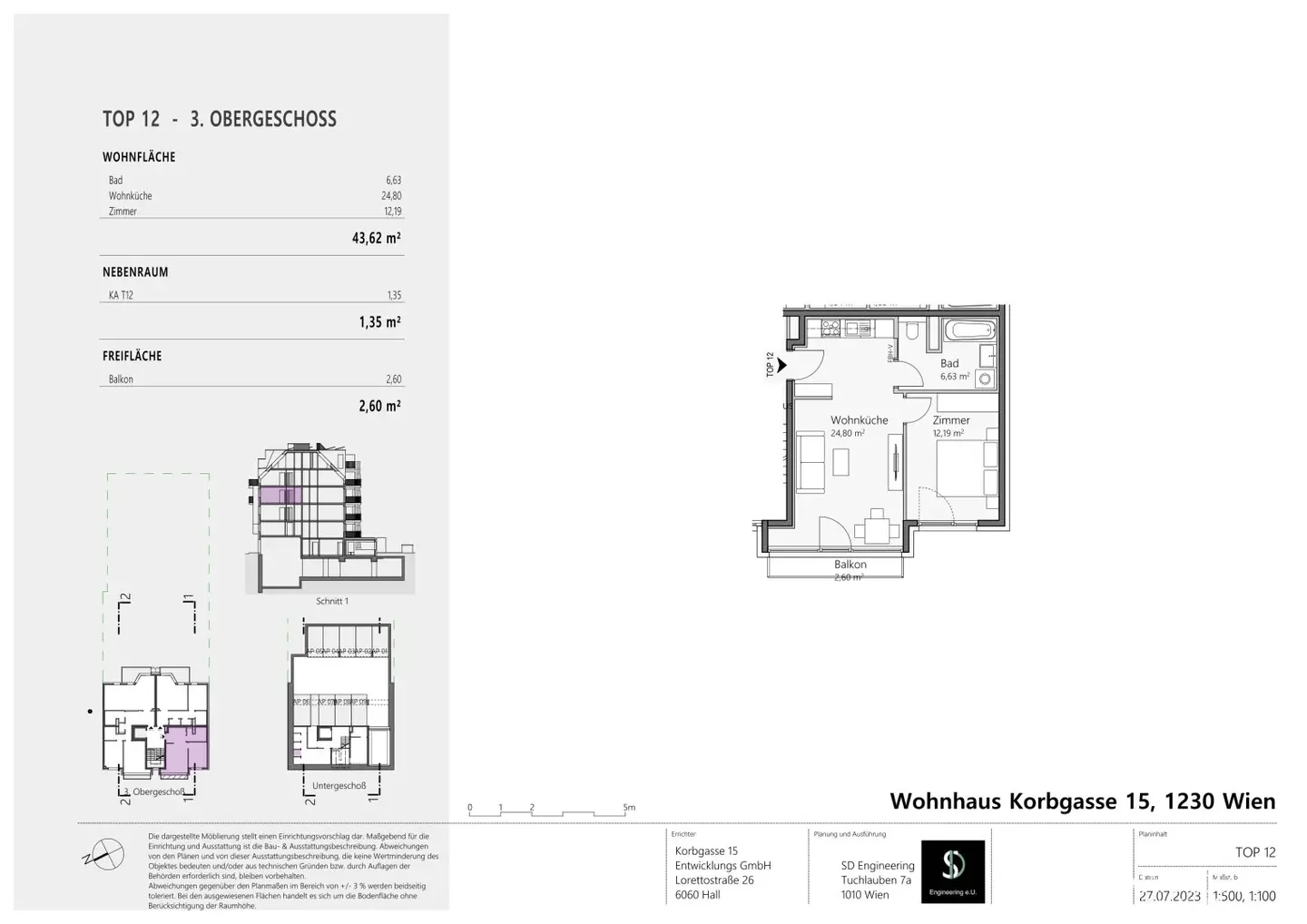 Helle Neubauwohnung mit Balkon und Südostausrichtung