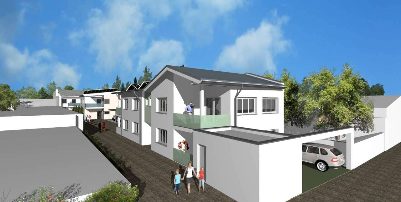 Neubauwohnung mit Wärmepumpe