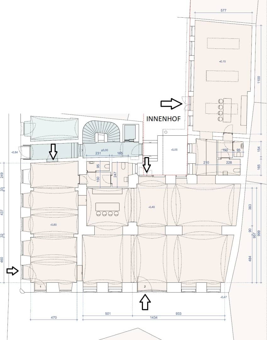 Office space in historic old building near Stephansplatz