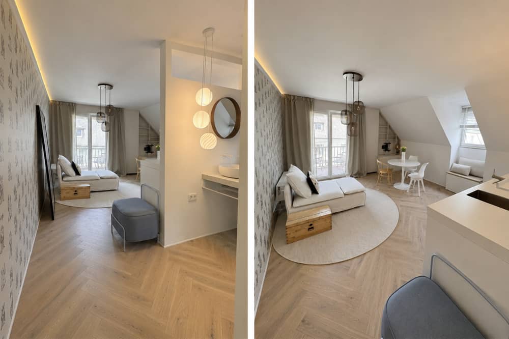 Helle Dachgeschosswohnung mit Kellerabteil in Anif