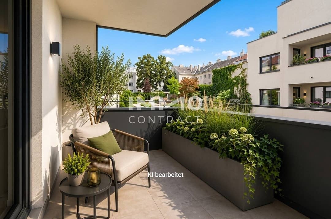 Neubauwohnung mit Balkon und Loggia nahe Schönbrunn
