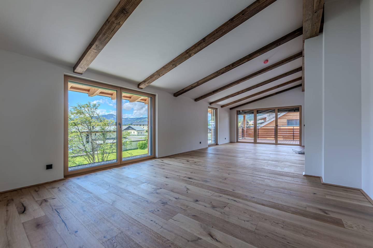 Penthouse mit Balkon und Terrassen und Blick auf Kitzbüheler Horn