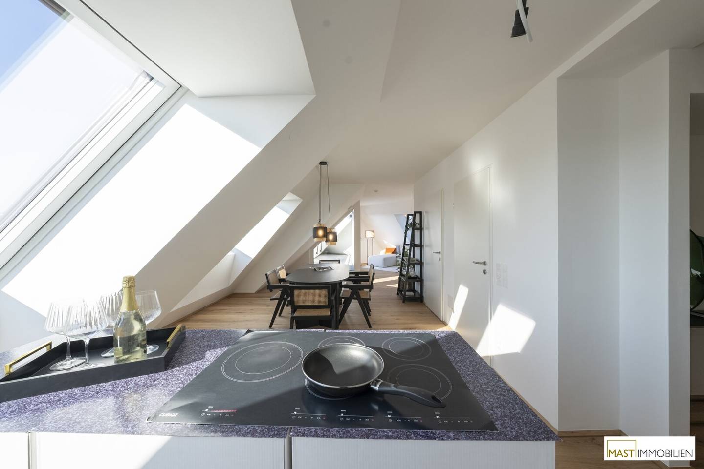 Penthouse mit Rooftop Dachterrasse und Weitblick