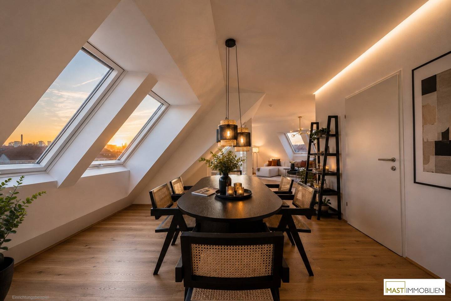 Penthouse mit Rooftop Dachterrasse und Weitblick