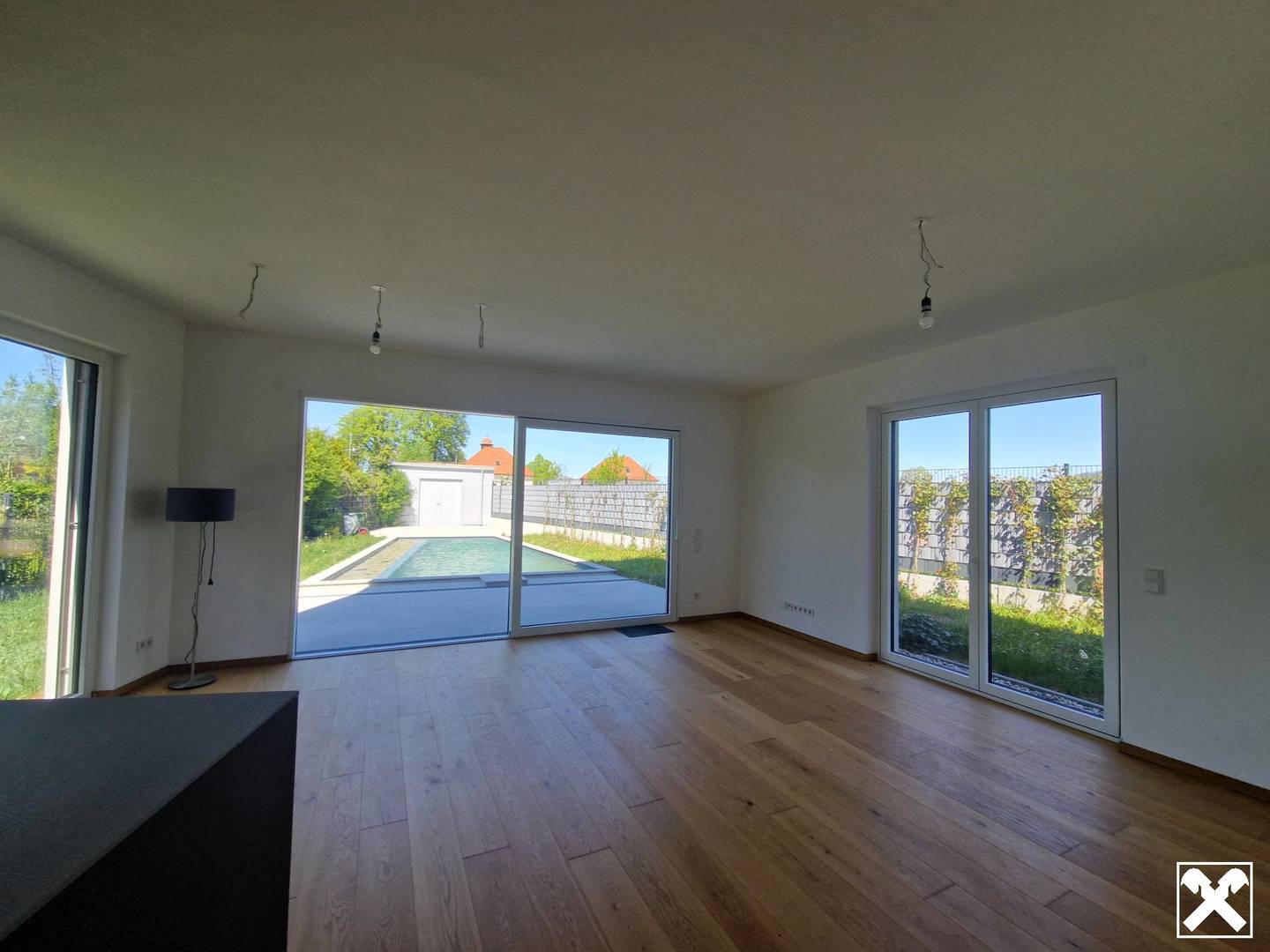 Family house with natural pool and garden view in Sankt Andrä-Wördern