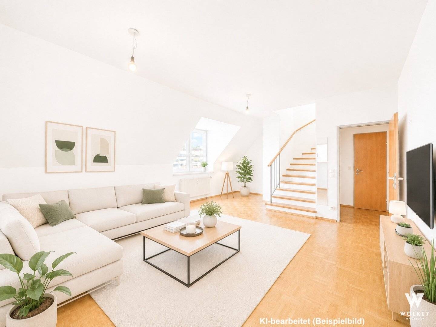 Bright Maisonette Apartment with Balcony and Underground Parking