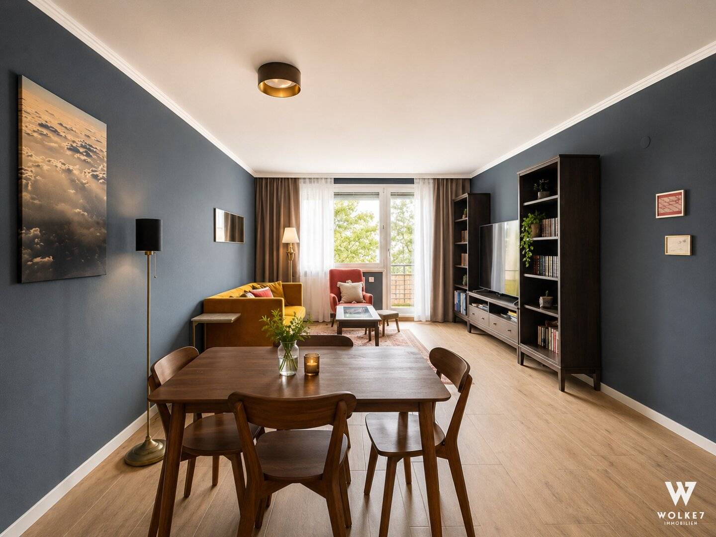 Wohnung mit Loggia und Kahlenbergblick in Oberdöbling