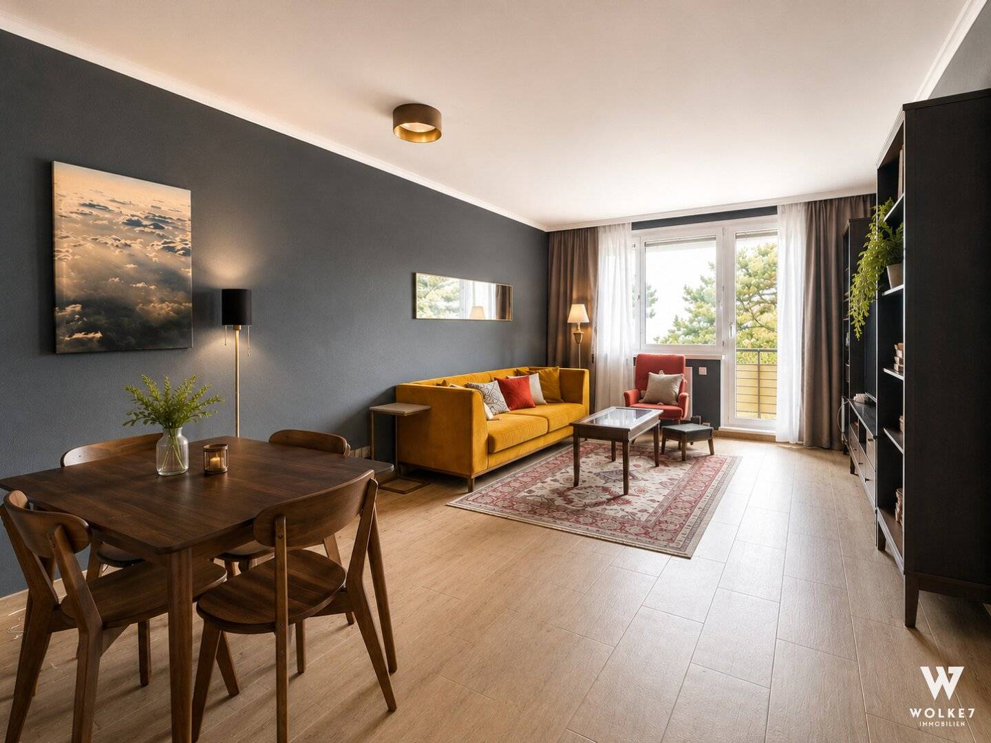 Wohnung mit Loggia und Kahlenbergblick in Oberdöbling