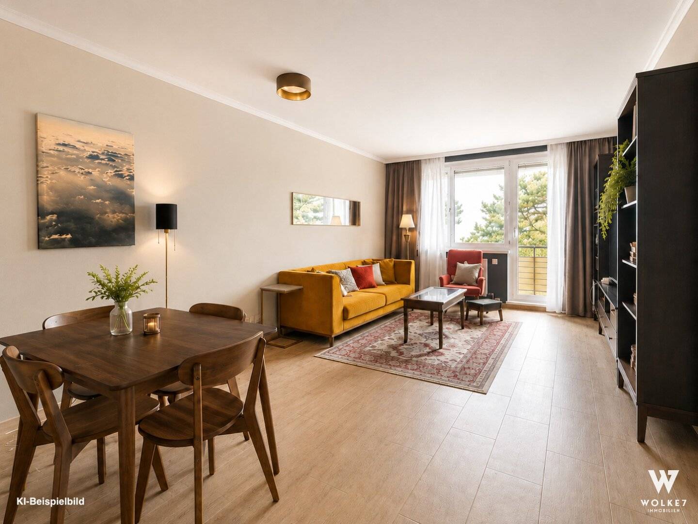 Wohnung mit Loggia und Kahlenbergblick in Oberdöbling
