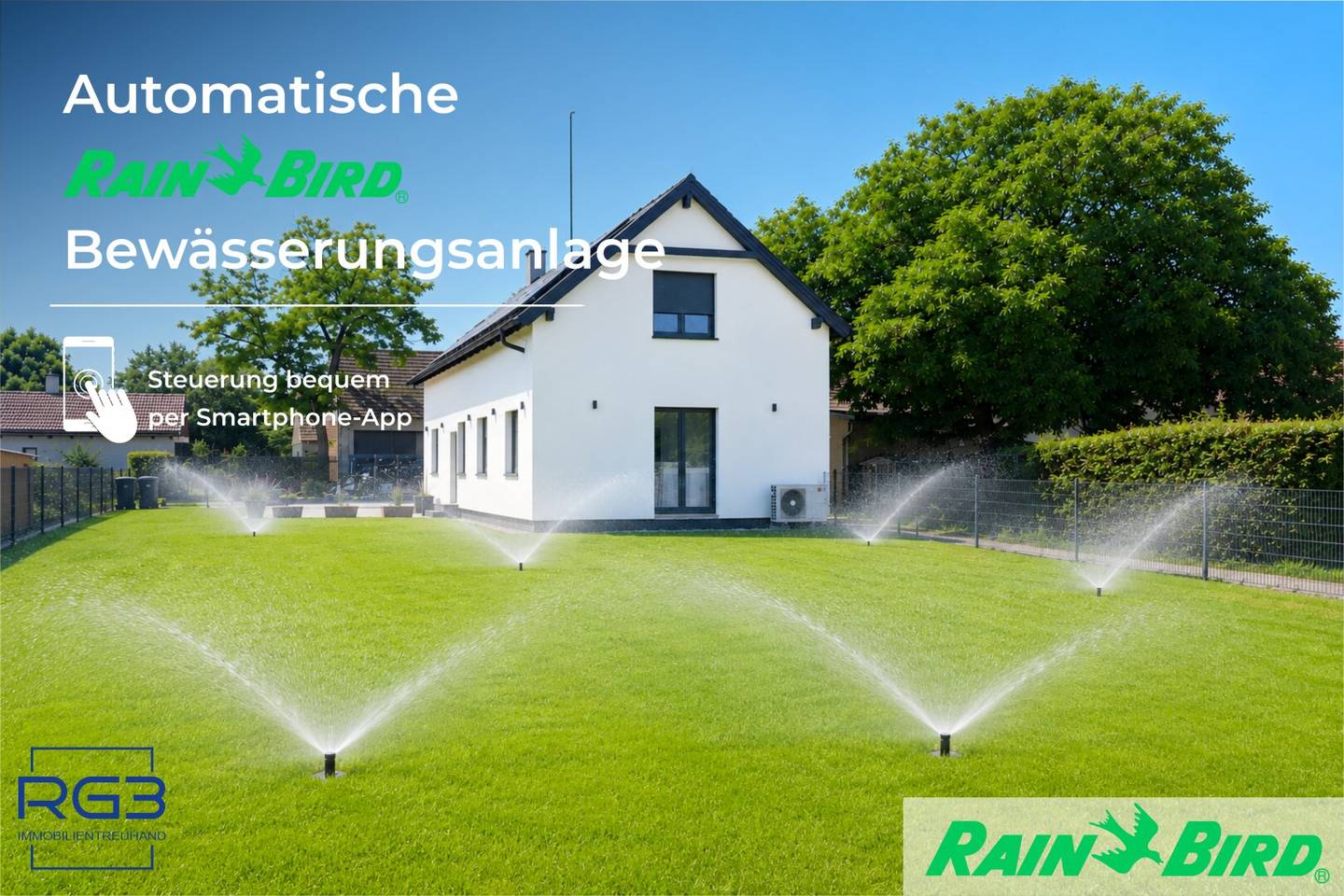 Energy-conscious single-family house with 164m² living area and large garden