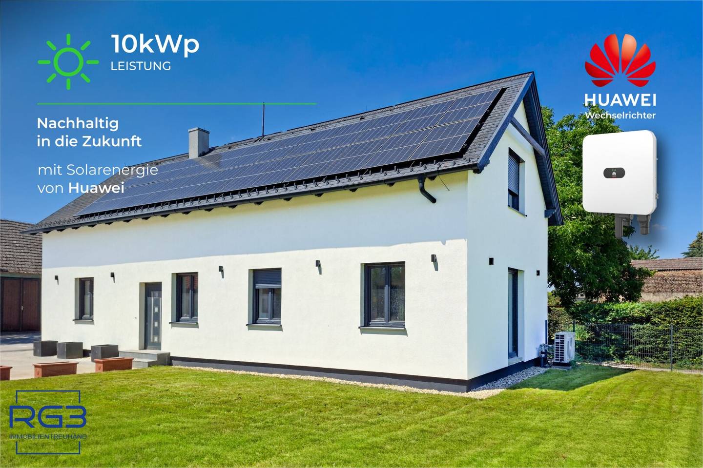 Energy-conscious single-family house with 164m² living area and large garden