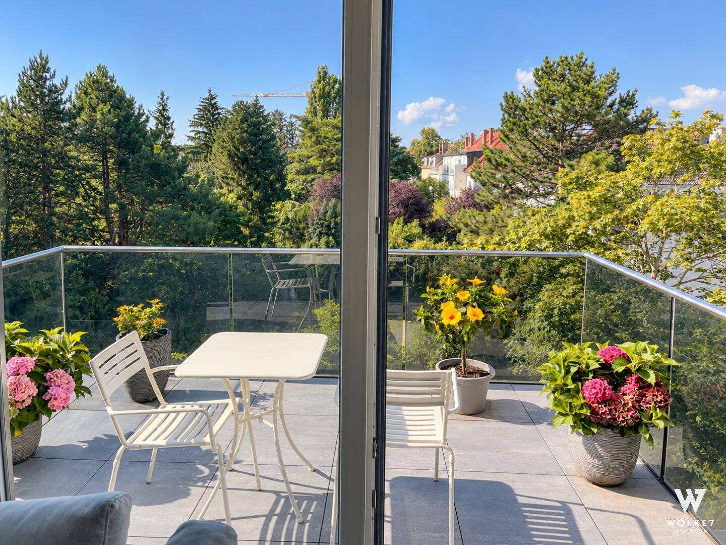 Penthouse mit Dachterrasse und Weitblick in Hietzing