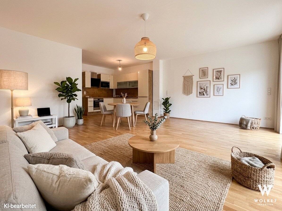 Modern ground floor apartment with garden and terrace