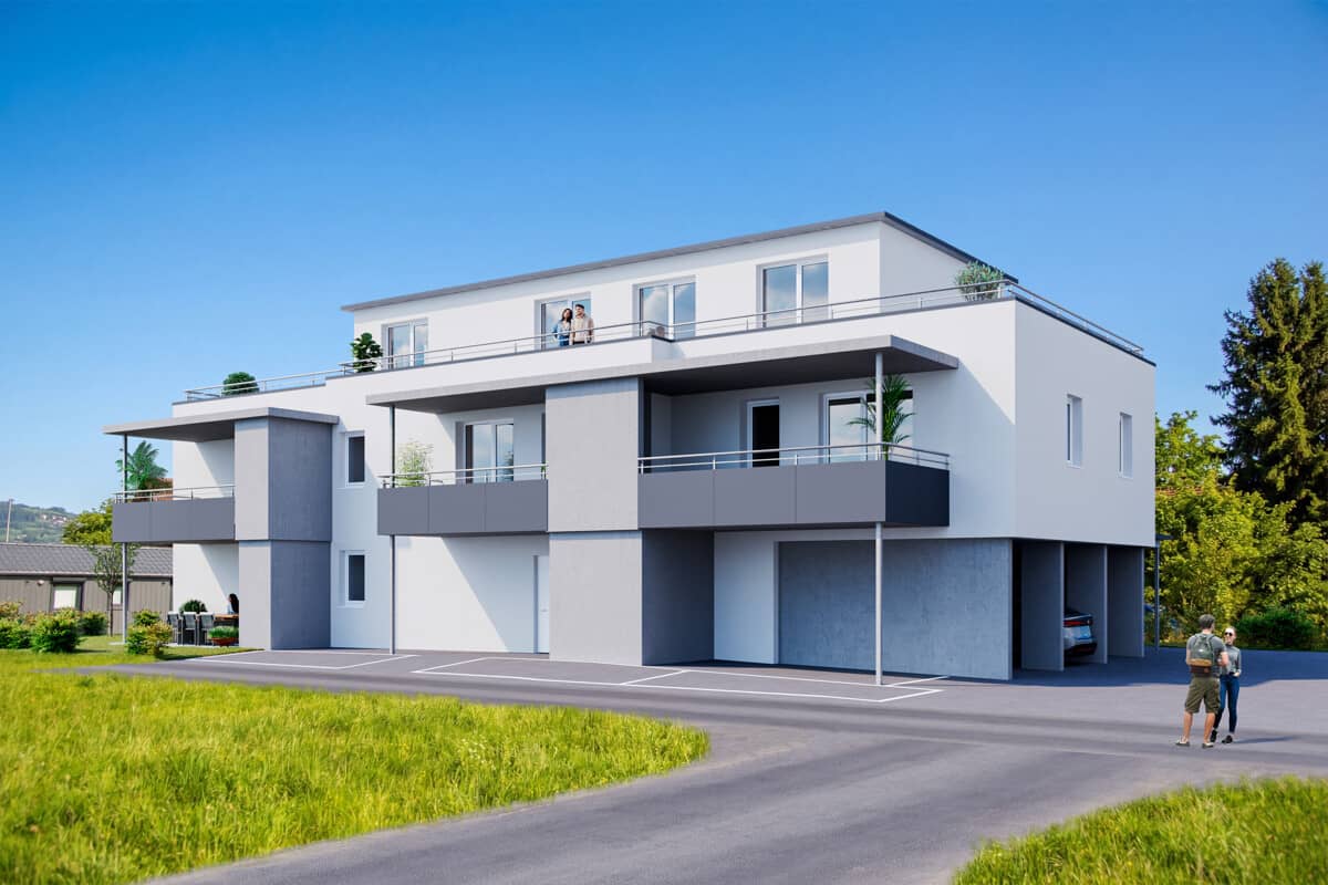 Dachgeschosswohnung mit Südwest Terrasse und See Nähe
