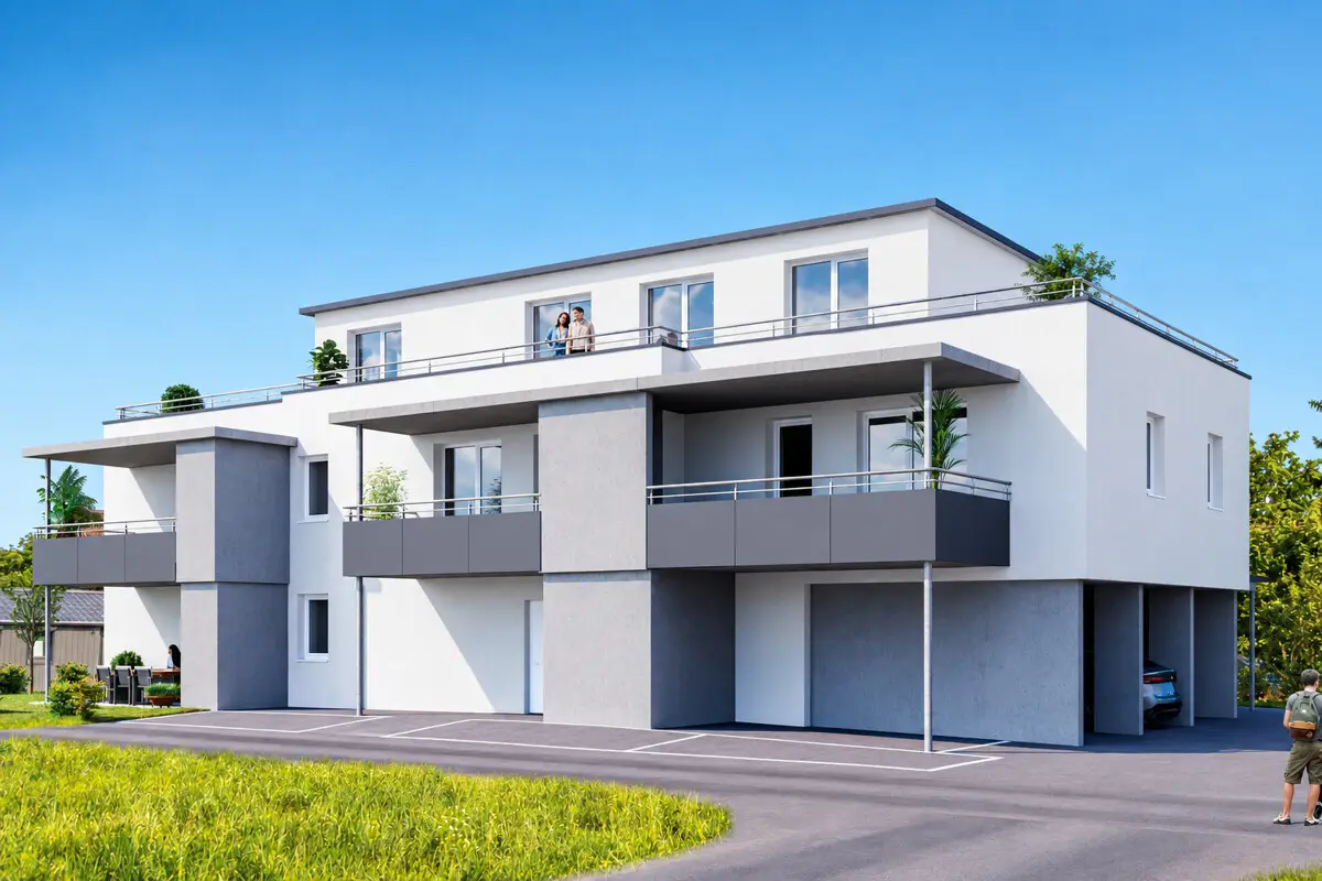 Moderne Familienwohnung mit Balkon in ruhiger Lage