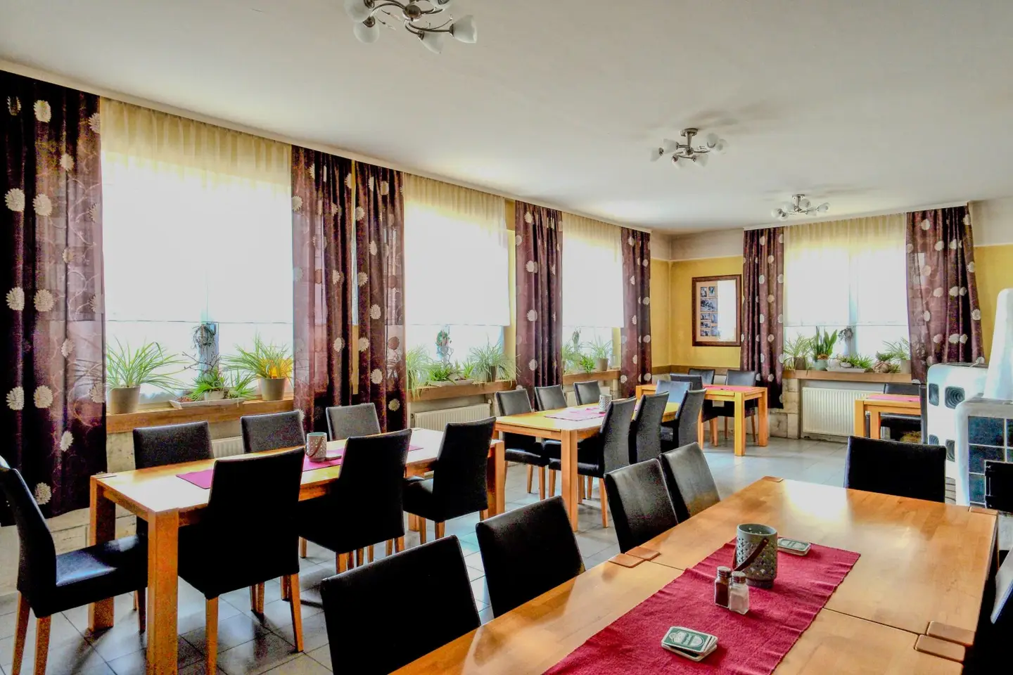 Apartment building with large garden in established urban location