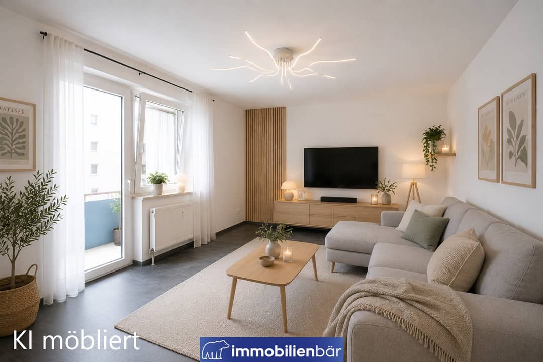 Gepflegte Etagenwohnung mit Loggia und Stellplatz