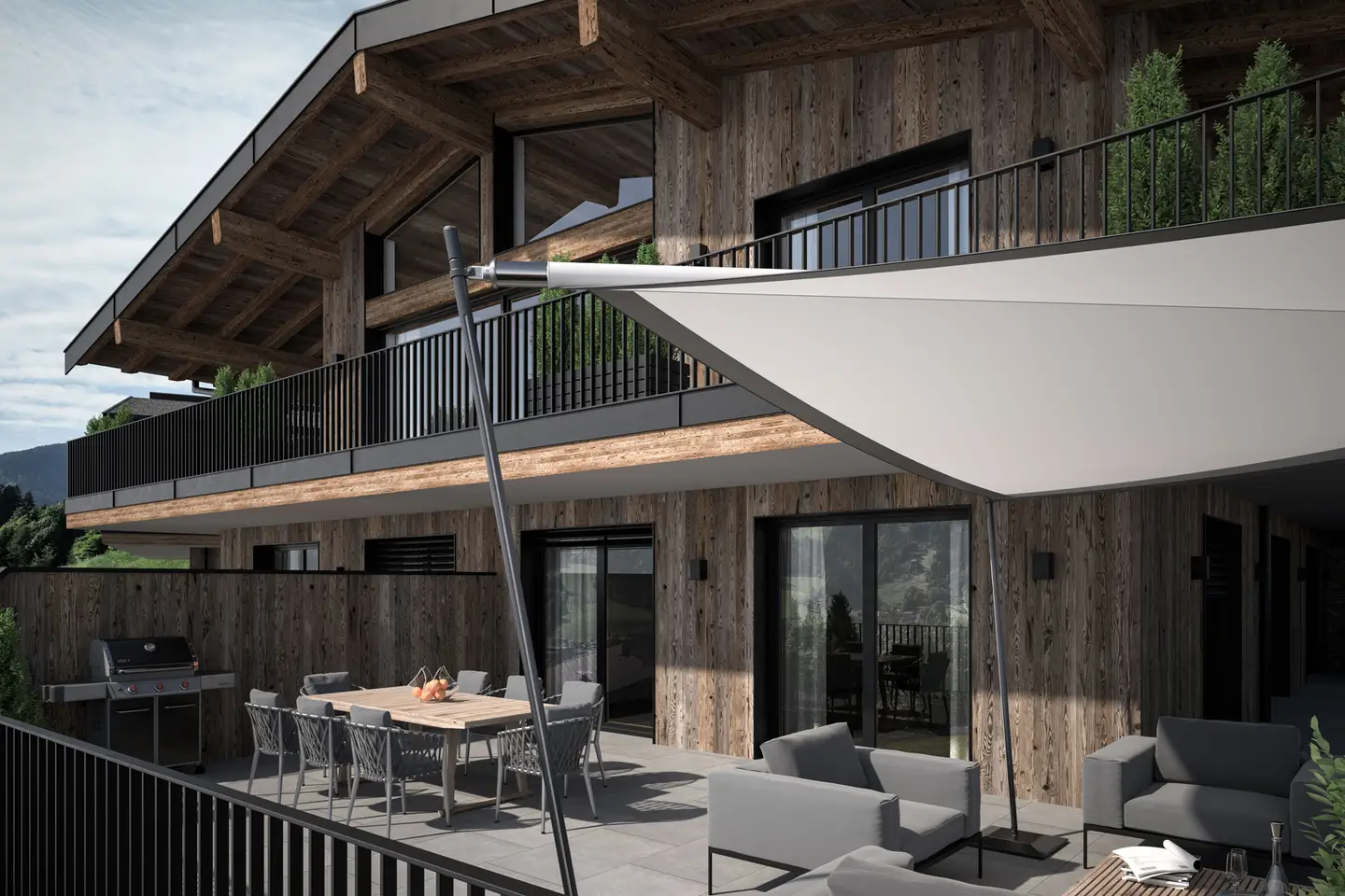 Penthouse mit Panoramablick und Sonnenterrasse