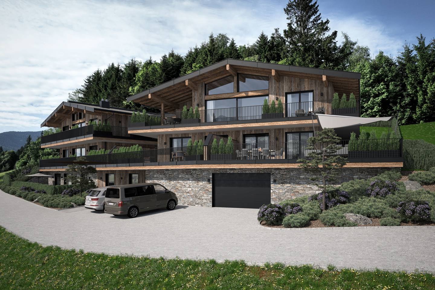 Penthouse mit Panoramablick in sonniger Hanglage