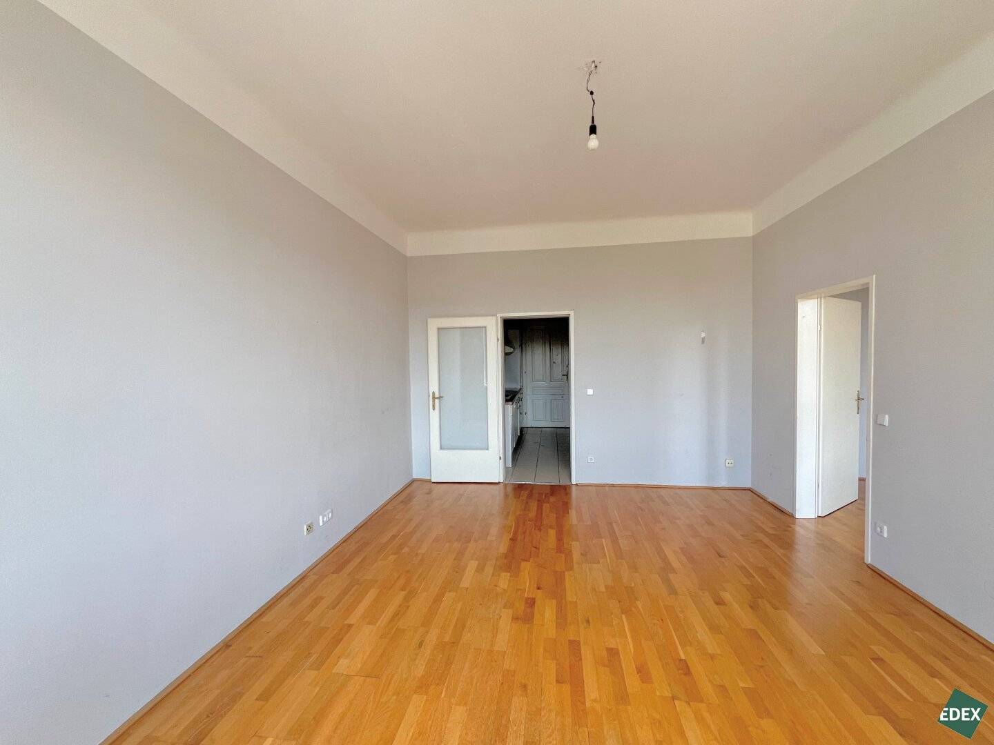 High ceilings, large windows, communal terrace