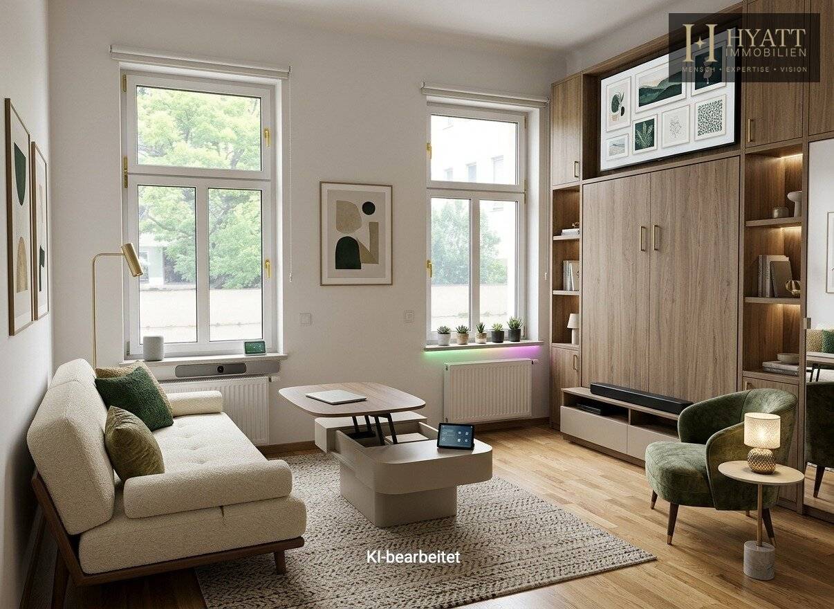 Altbau Apartment with Parquet and Fitted Kitchen in Quiet Courtyard Location