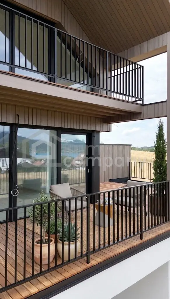 Row-end house with lake view and garden in Nußdorf am Attersee