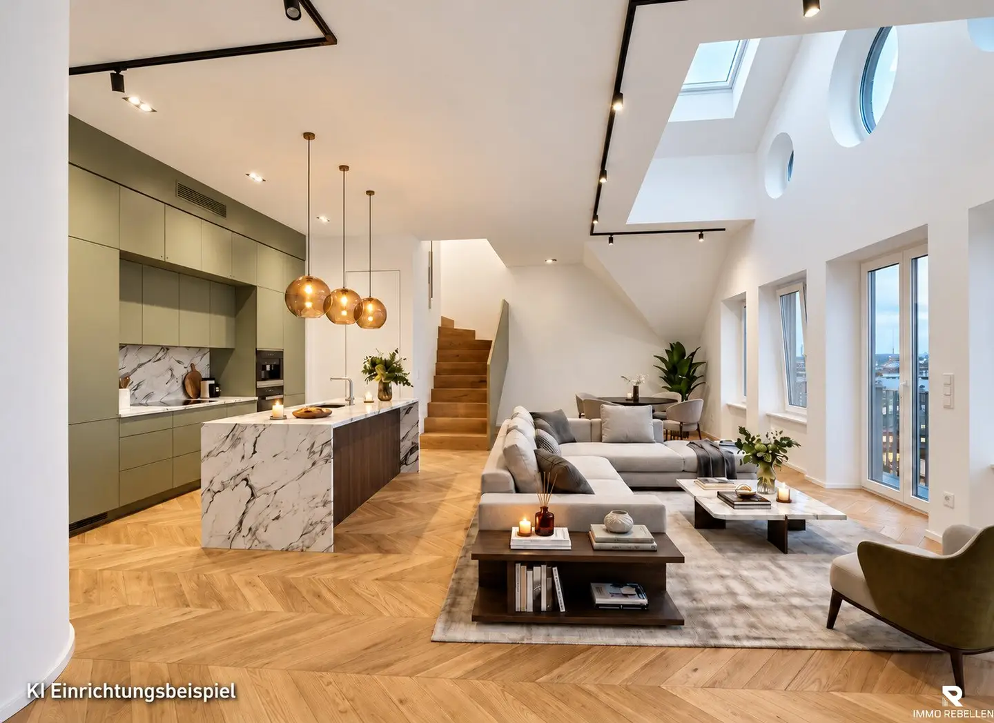 Dachgeschosswohnung mit großer Dachterrasse nahe Schönbrunn