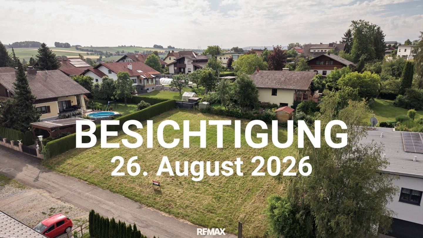 Baugrundstück mit Baulandwidmung und flexibler Bebauung