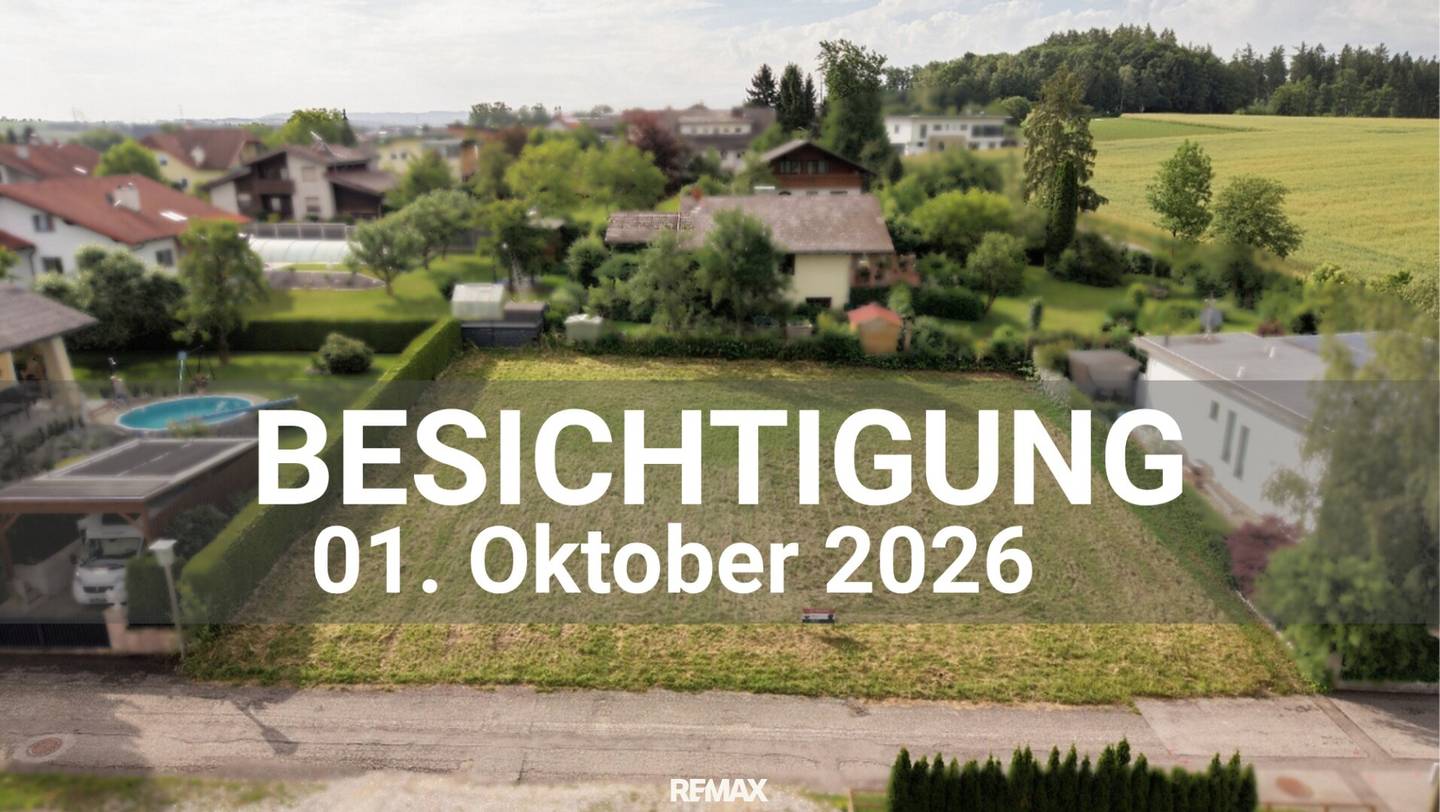 Baugrundstück mit Baulandwidmung und flexibler Bebauung
