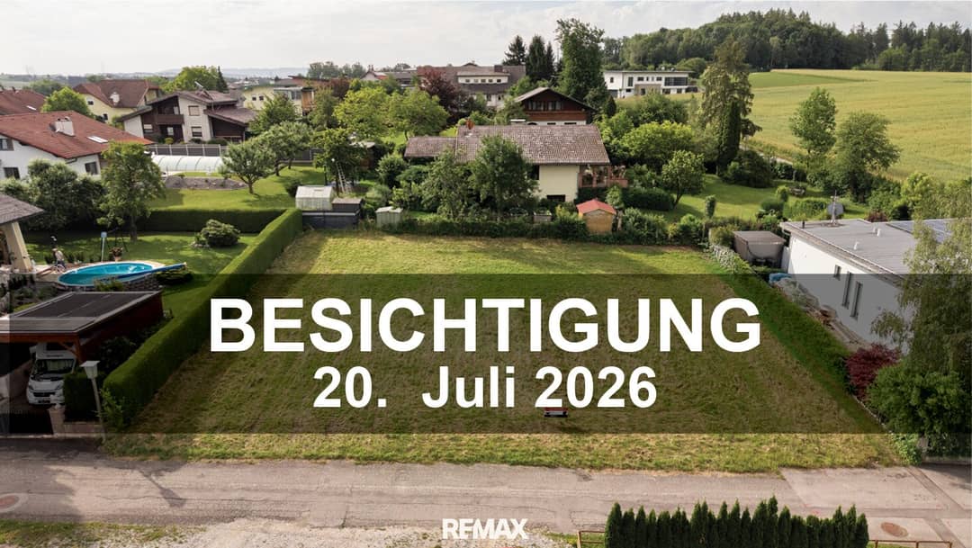 Baugrundstück mit Baulandwidmung und flexibler Bebauung