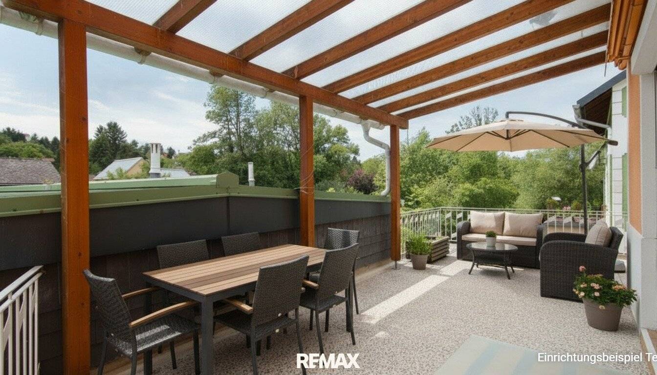 Quiet Terrace Apartment with Garden and Garage in Graz