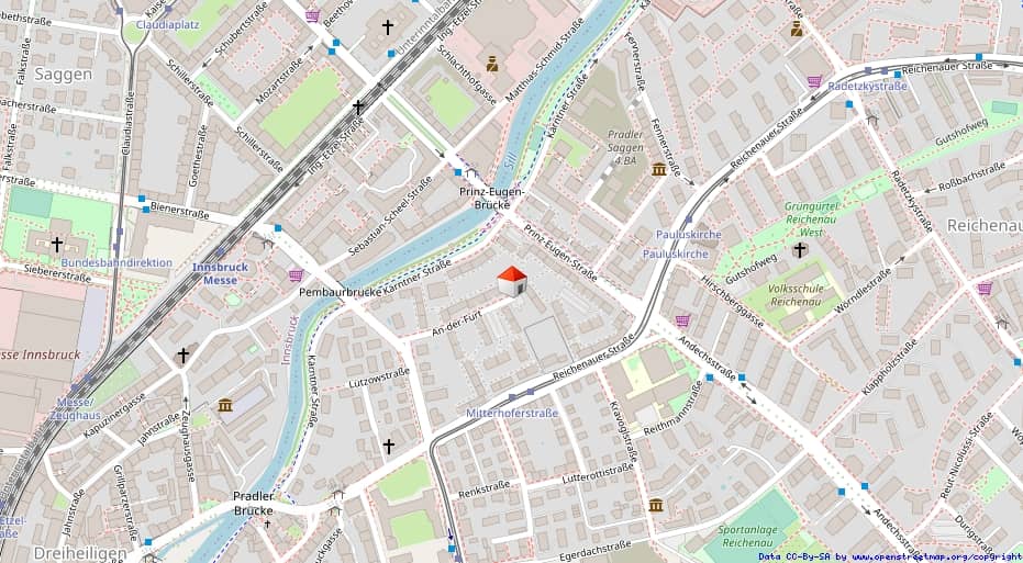 Renovation-needing 2-room apartment in Pradl with cellar storage