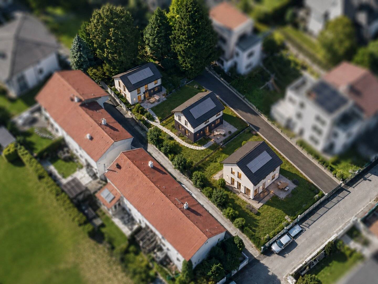 Shell-finished new build project in prime Oberlaa quiet location