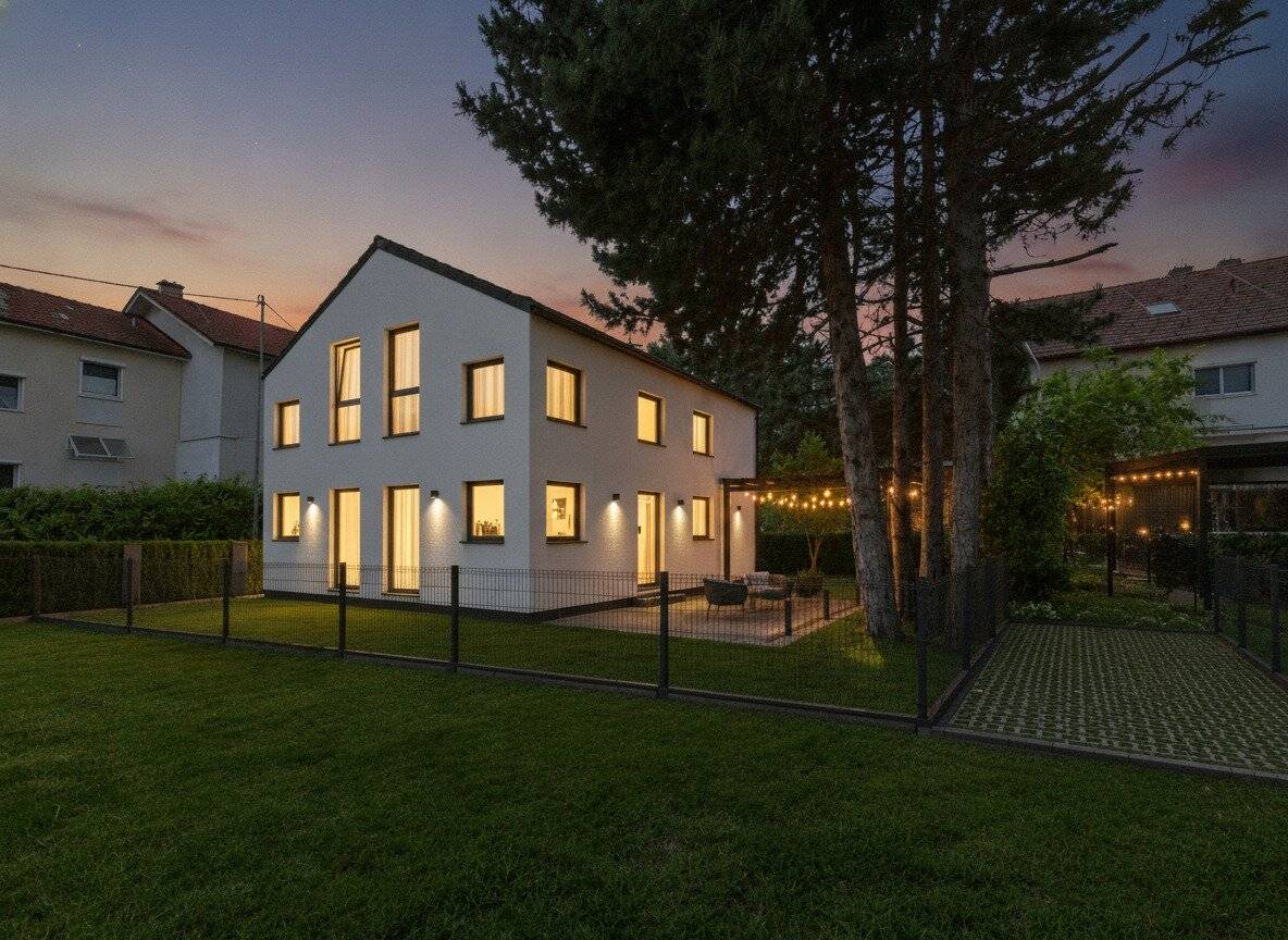 Modernes Einfamilienhaus mit Garten in Oberlaa