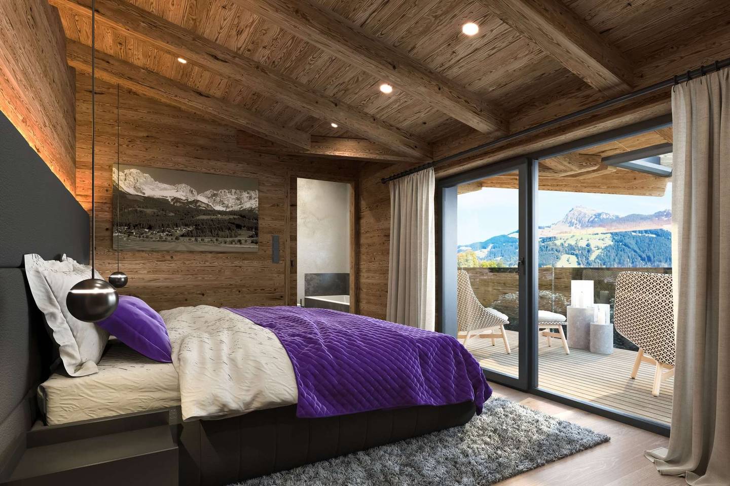 Maisonettewohnung mit Terrasse und Blick auf den Wilden Kaiser