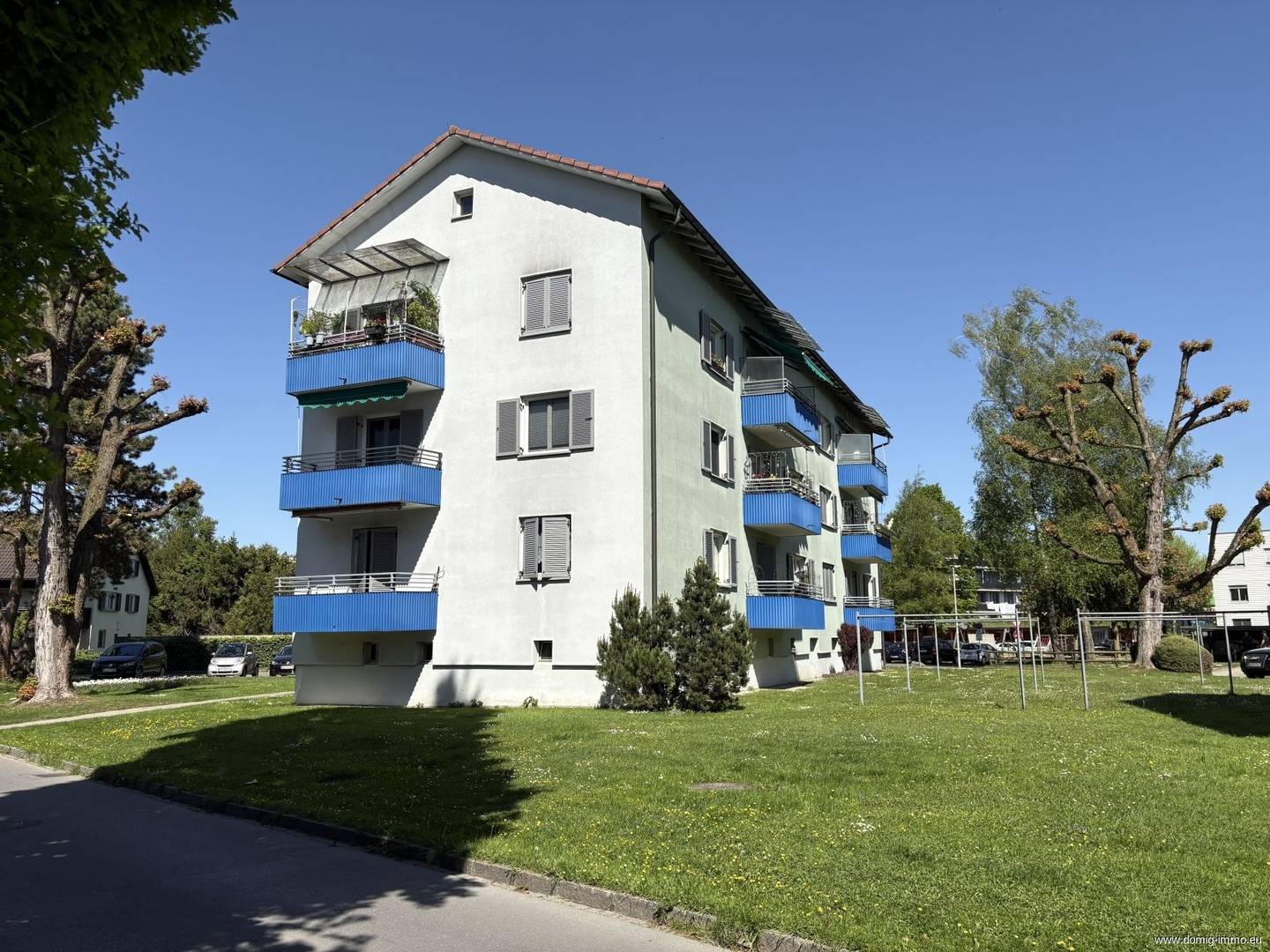 Modernized apartment with balcony and pellet stove in quiet location