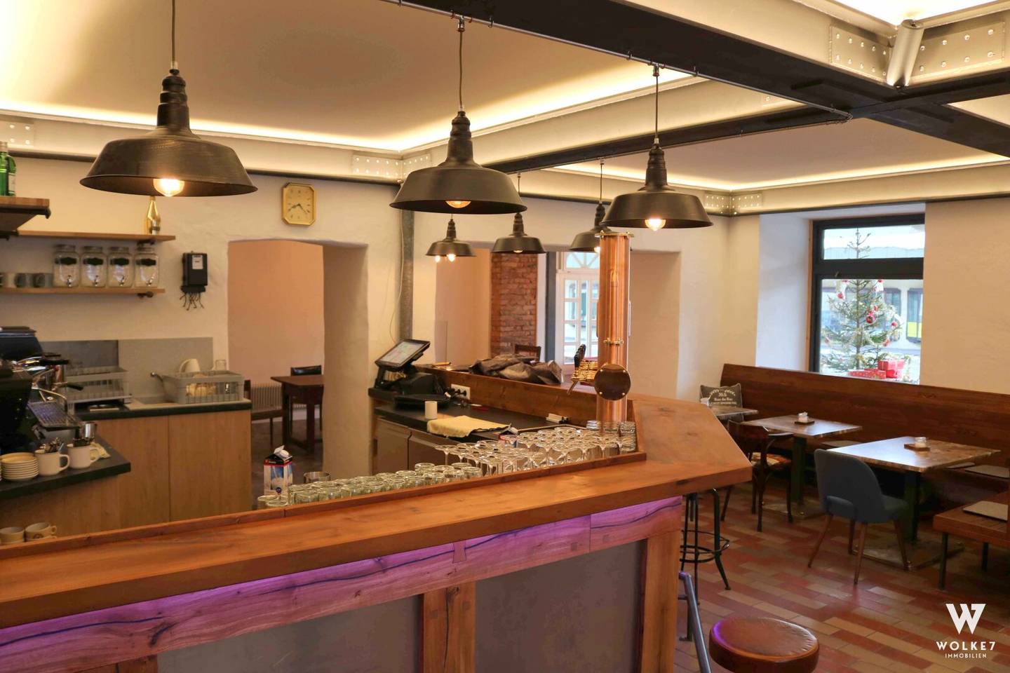Hospitality premises in village center with high visibility