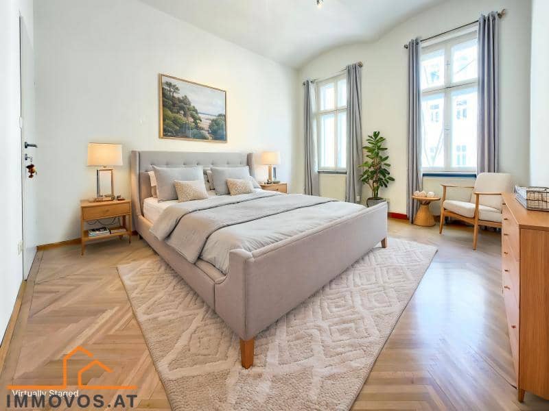 Spacious Altbau Apartment with Open Kitchen and Double Garage