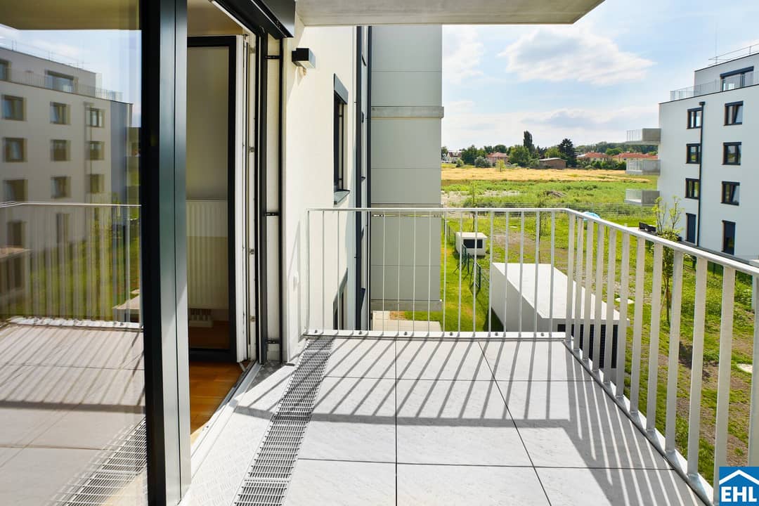 Neubauwohnung mit Balkon in grüner Lage