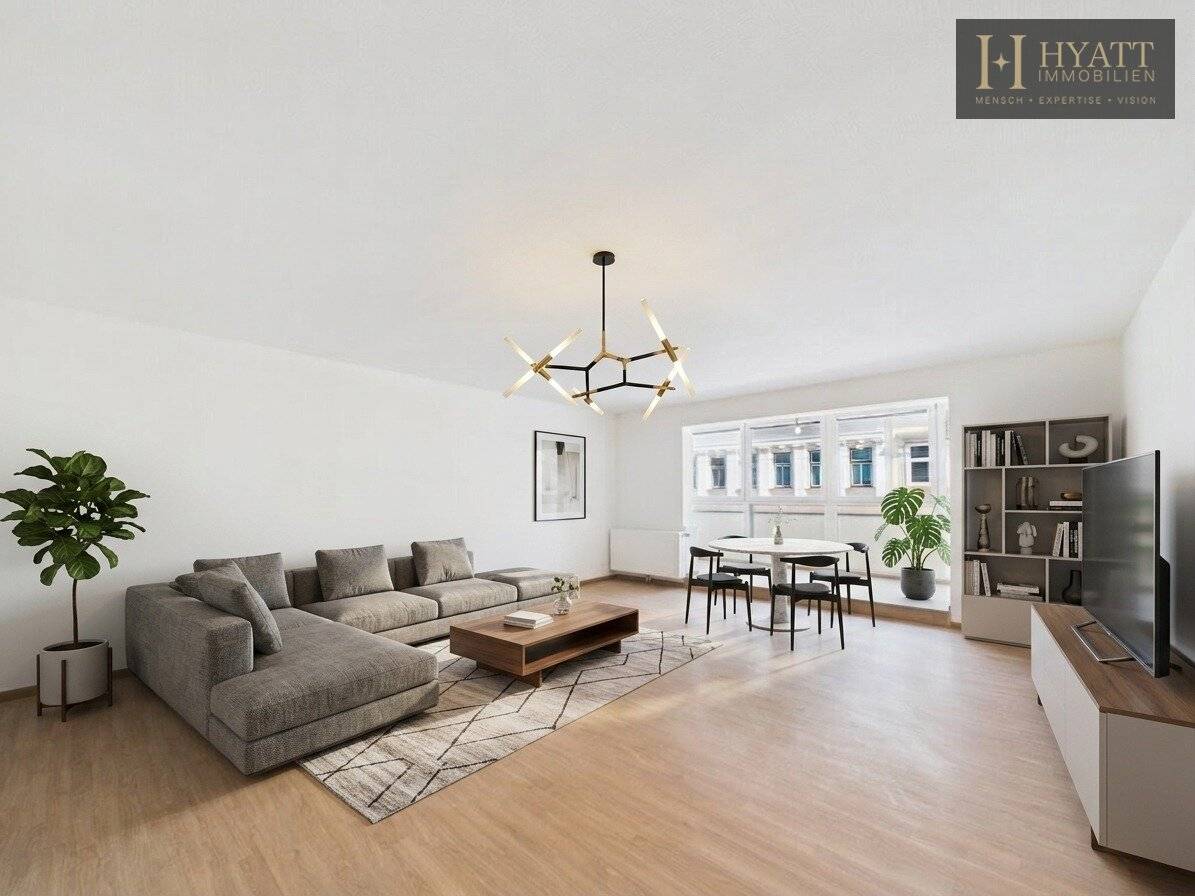 Licht, Raum und Wohnqualität – Großzügige 3-Zimmer-Wohnung mit verglaster Loggia