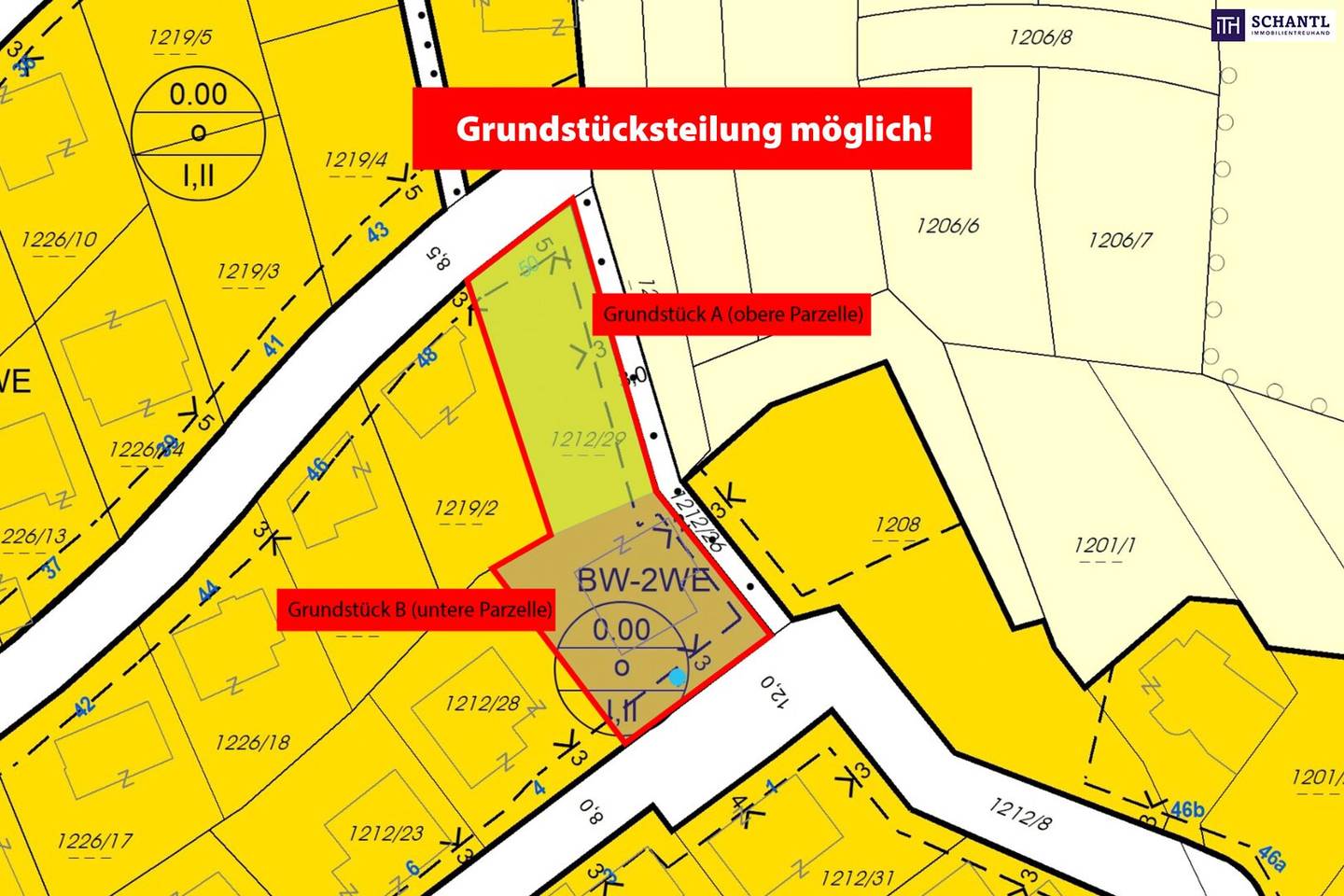 Ruhiges Baugrundstück mit Teilungsoption in Klosterneuburg