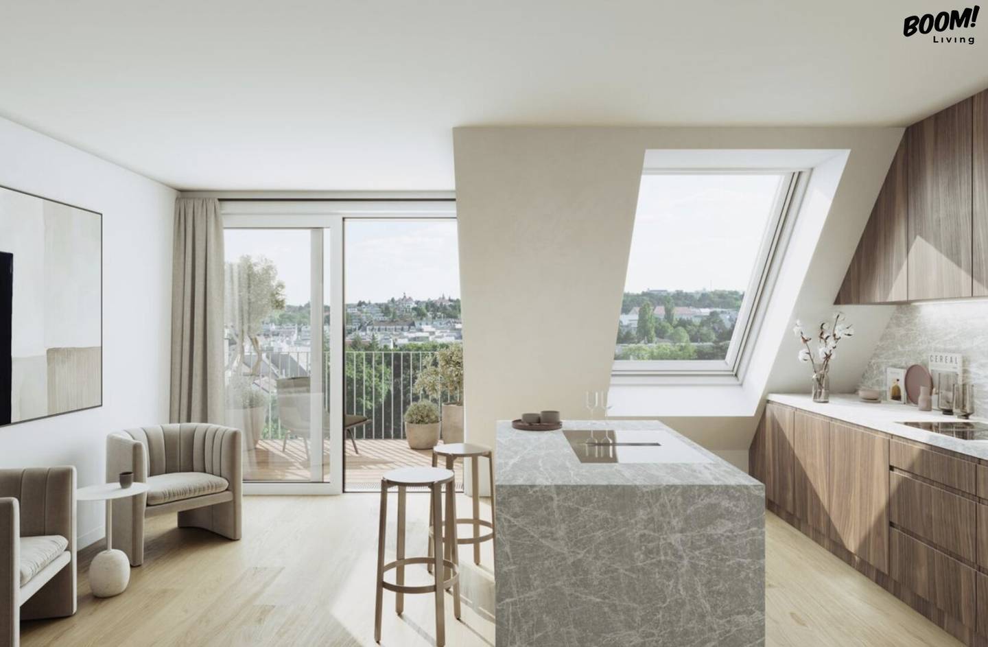 Exklusives Penthouse mit Dachterrasse und Panoramablick