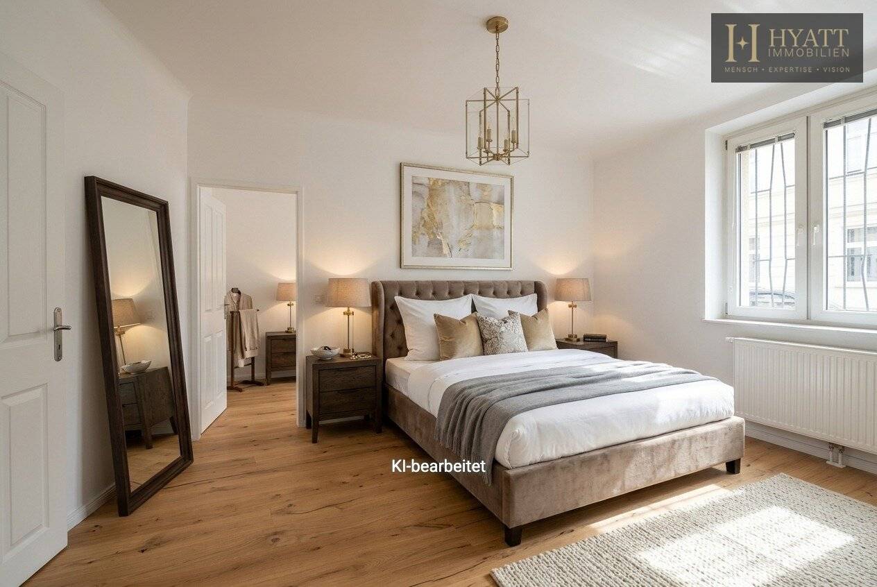 Ground floor apartment with loggia and courtyard view in Ottakring