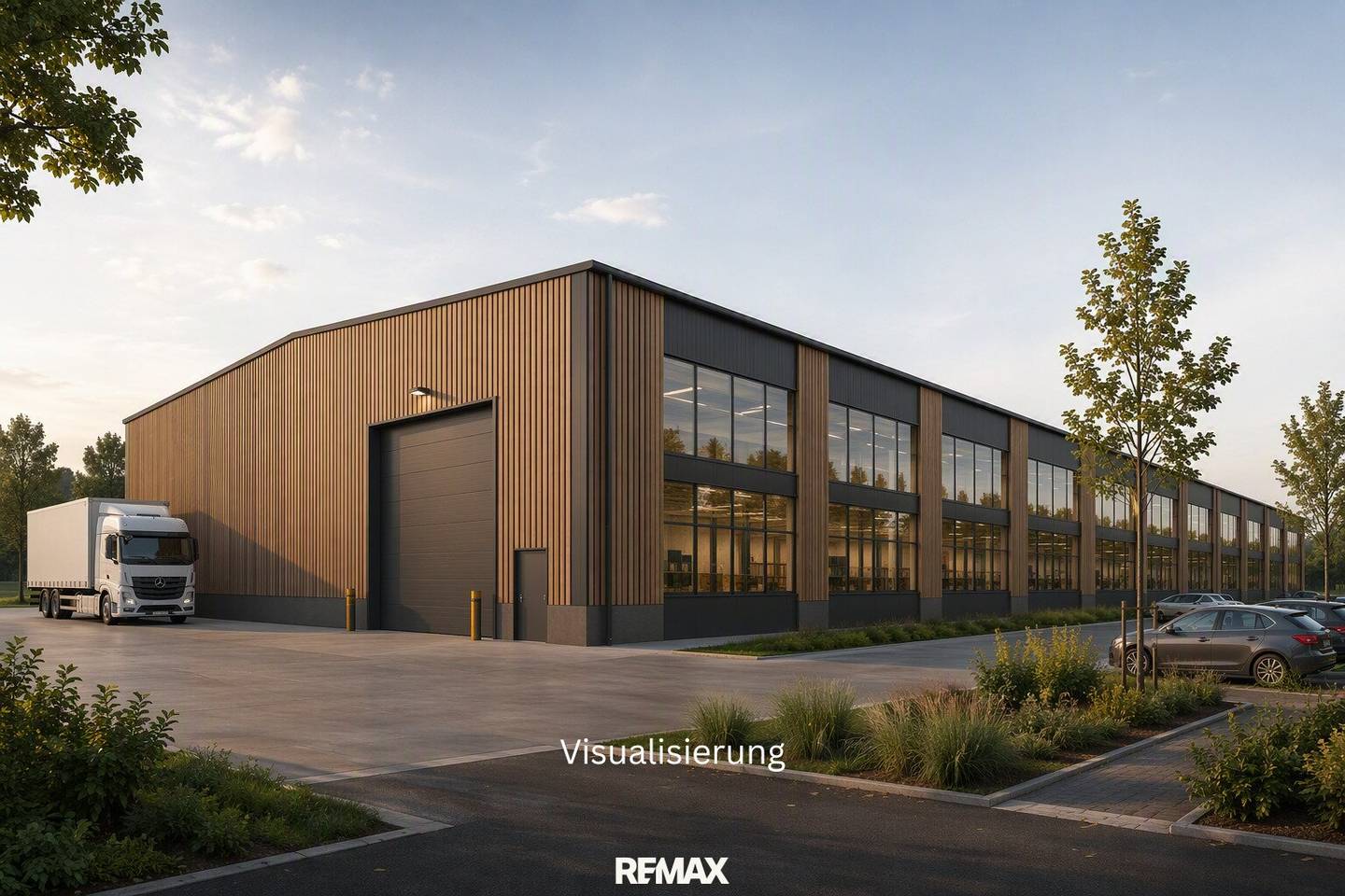 Flexible Production Hall with Office and Loading Zone in the Mühlviertel