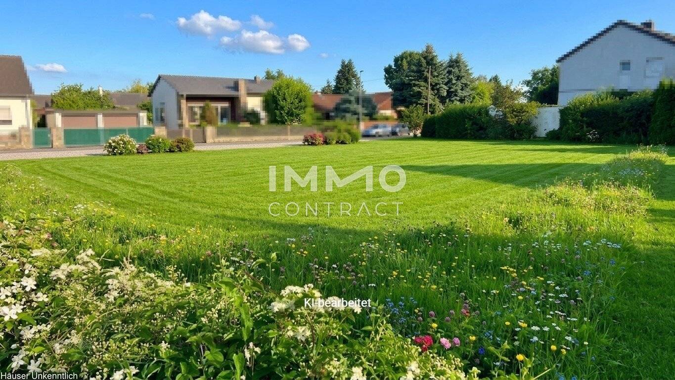Sunny building plot in quiet residential location
