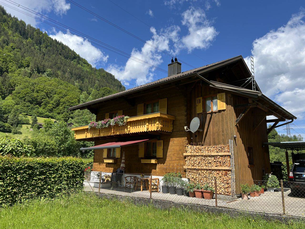 Charmantes Holzhaus mit Sauna und Garten in Skilagenähe