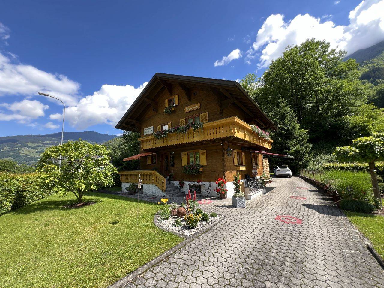 Charmantes Holzhaus mit Sauna und Garten in Skilagenähe